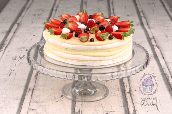 Bezlepková Pavlova torta