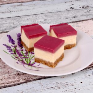 Cheesecake s malinovou ganache
