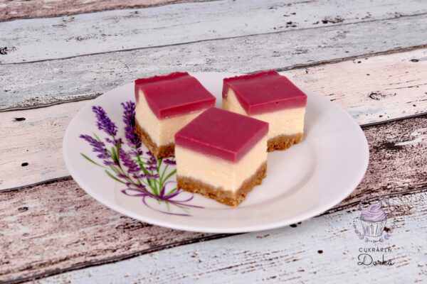 Cheesecake s malinovou ganache