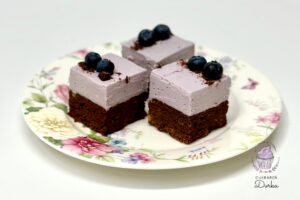 Čučoriedkové brownies