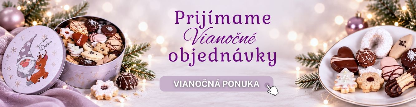 Vianočná ponuka 2026 čajové pčeivo zákusky bratislava